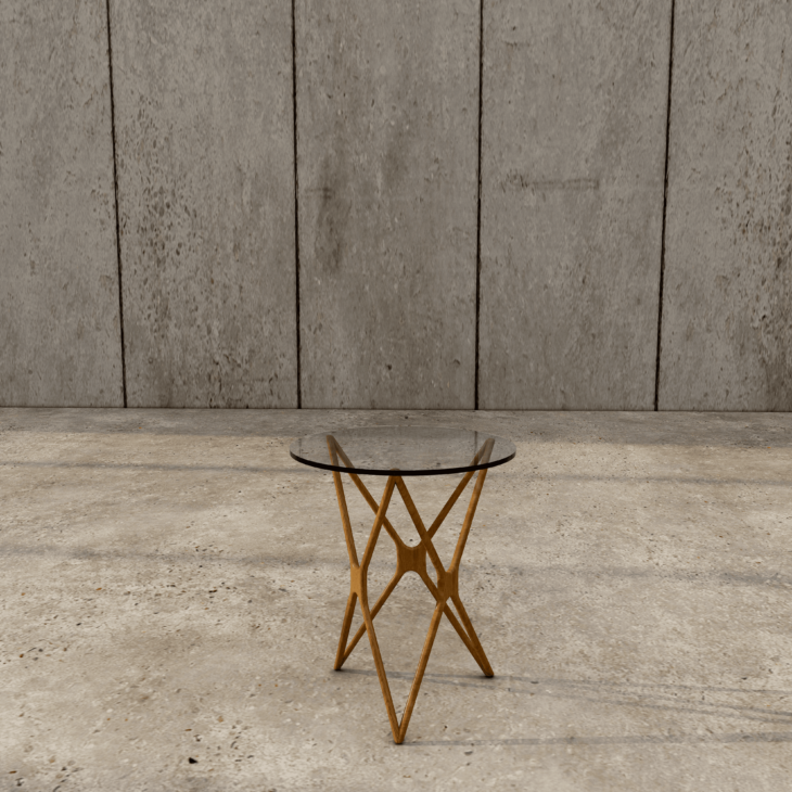 CT9153B Round Glass Coffee Table