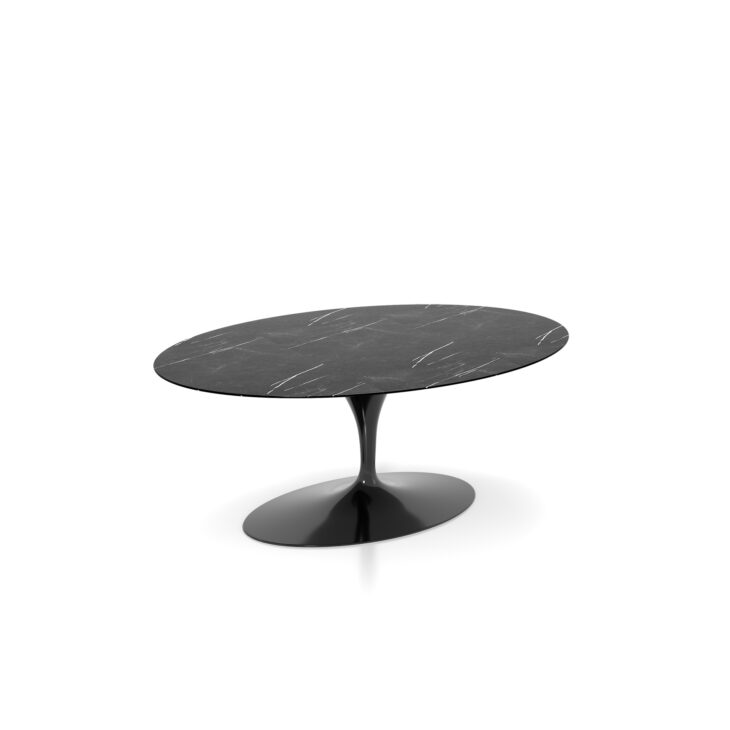 Meta - Oval Quartz Center Coffee Table - Image 1