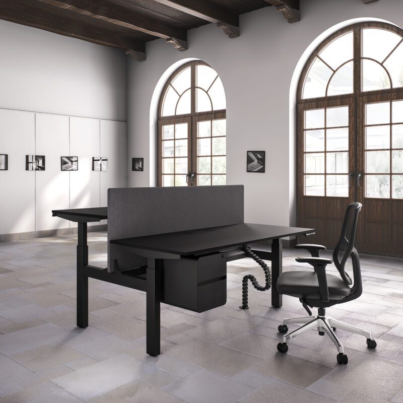 Urban 411 Office Furniture Dubai & Abu Dhabi Face to Face - Height Adjustable Desk