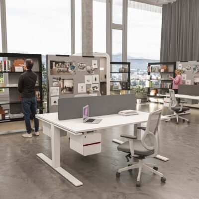 Mi5 Cluster of 2 Face to Face Workstation