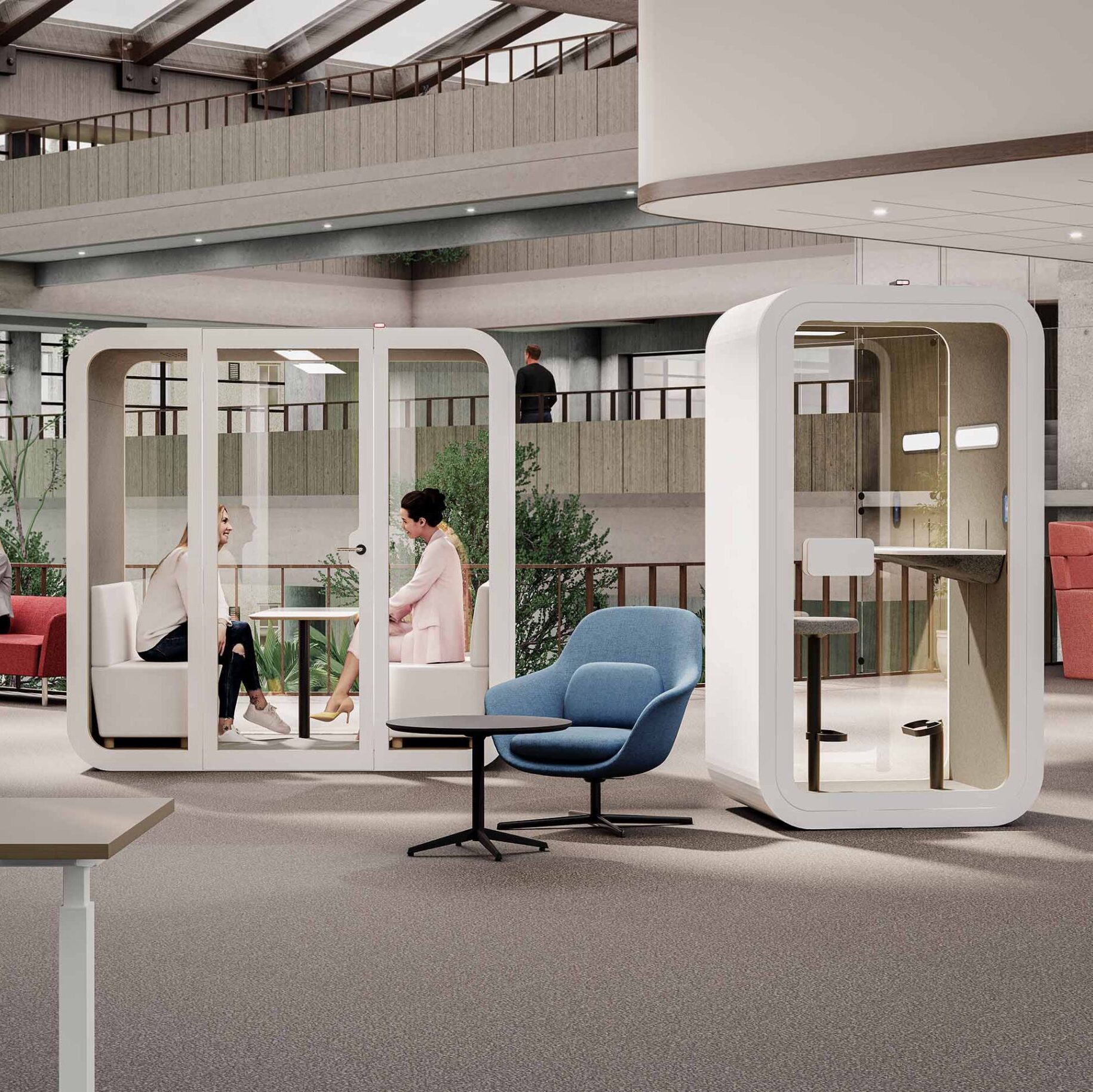 Urban 411 Office Furniture Dubai & Abu Dhabi Face to Face - Office Pods