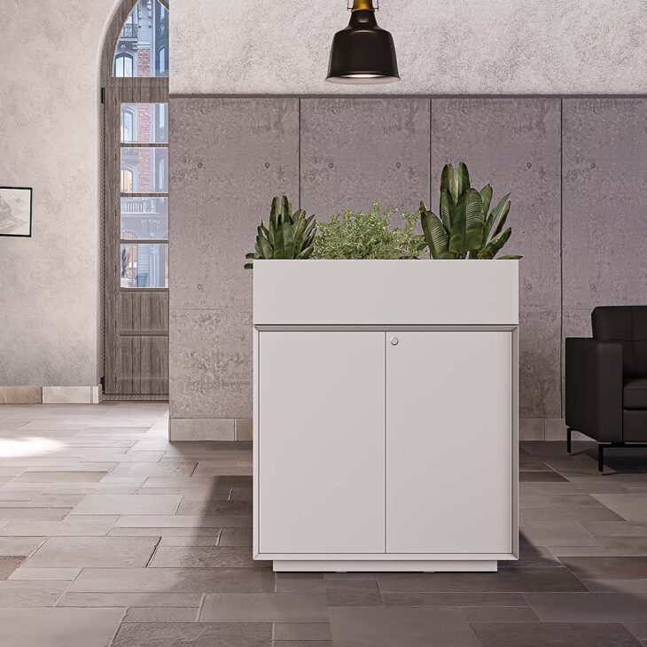 Edge Plus Low Planter Cabinet - Image 1